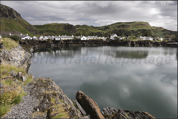 The fishing village of Ellenabeich on the island of the same name The fishing village of Ellenabeich on the island of the same name