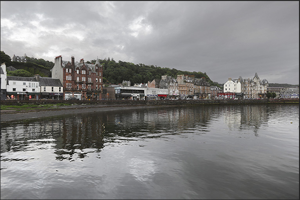 The seafront of the town of Oban The seafront of the town of Oban