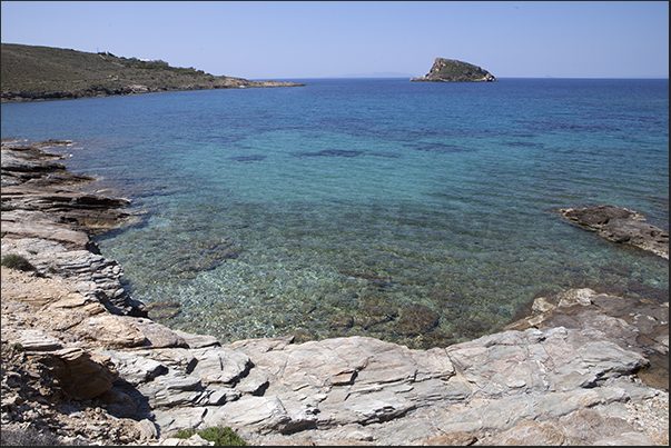 West coast, Shinonisi island near Finikos bay West coast, Shinonisi island near Finikos bay