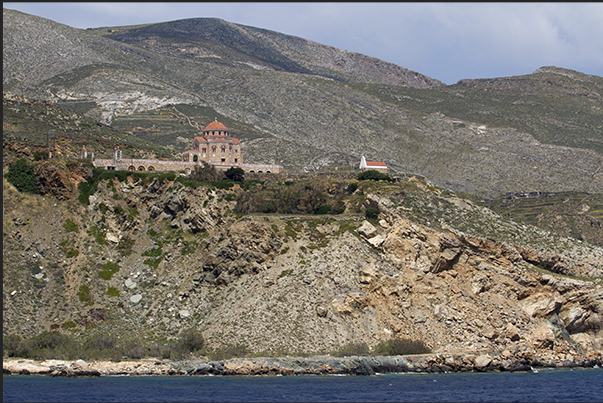 The church of Agios Dimitrios near the town of Ermoupoli on the east coast The church of Agios Dimitrios near the town of Ermoupoli on the east coast