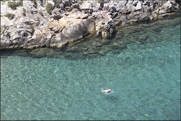 West coast. The clear waters of Pakous bay near Galissas West coast. The clear waters of Pakous bay near Galissas