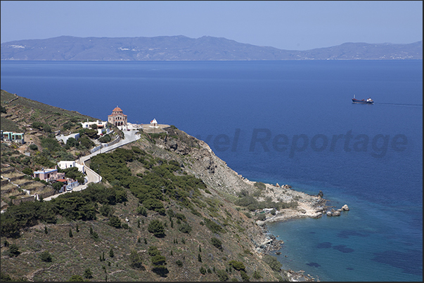 The church of Agios Dimitrios near the town of Ermoupoli The church of Agios Dimitrios near the town of Ermoupoli