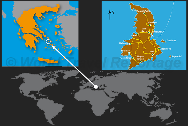 Where is the Syros island Where is the Syros island