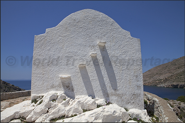 West coast. The small church of Pakous near the village of Galissas West coast. The small church of Pakous near the village of Galissas