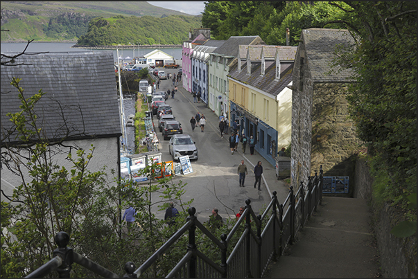 Fishing village of Portree on the east coast of the island Fishing village of Portree on the east coast of the island