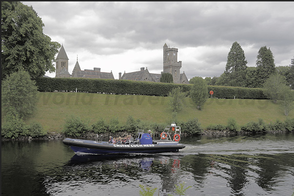 St Benedicts Abbey on Loch Ness