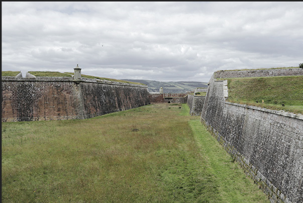 Fort George, the mighty defensive walls