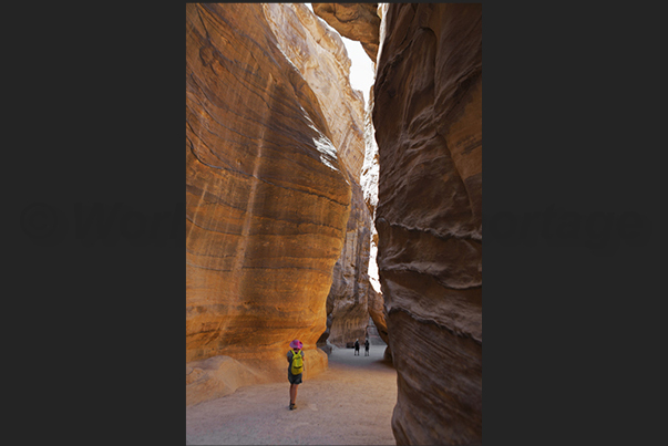 Al-Siq is the name of the canyon of access to the ancient Petra