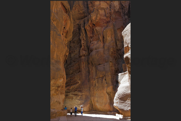 The Al-Siq canyon The Al-Siq canyon