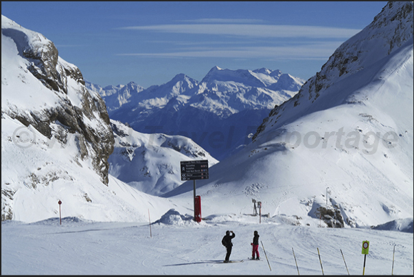 View of the Alps