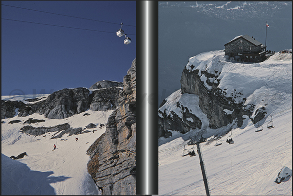 Tens are the lifts that reach the ski slopes with all levels of difficulty Tens are the lifts that reach the ski slopes with all levels of difficulty