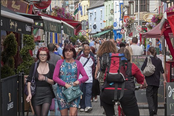 Galway. The streets of the city center Galway. The streets of the city center