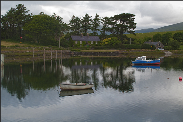 Port of Rockfleet, County Mayo, 4 km from Newport. Place of departure for the fishing trips at sea with and without instructor