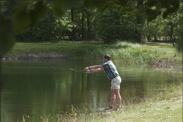 Mount Falcon Estate. It takes dozens of hours of practice to learn well the fly fishing