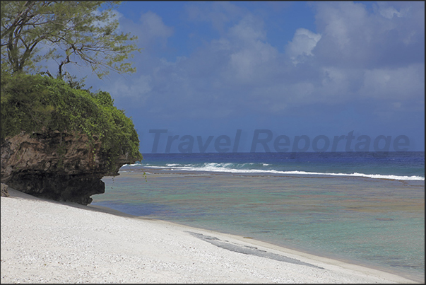 Deserted beaches of white sand, typical of the south-west coast