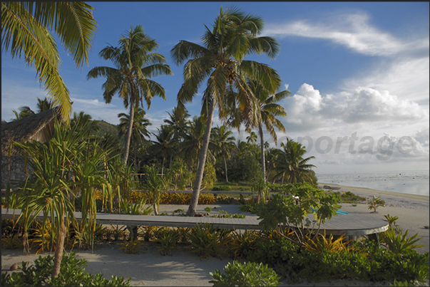 The beach of Escape Resort