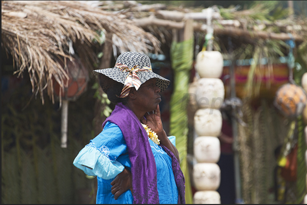 Woman in the village of Roh