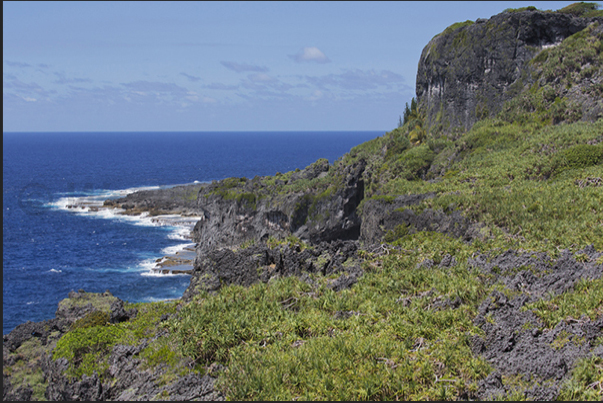 The remote and uninhabited south coast