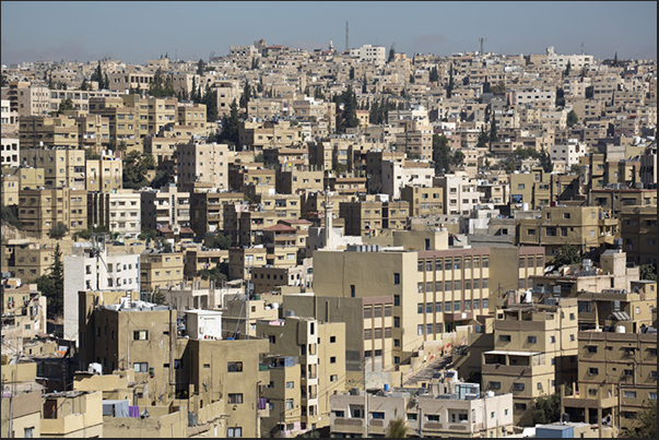 Amman, Jordanâ€™s capital, view from ancient Citadel