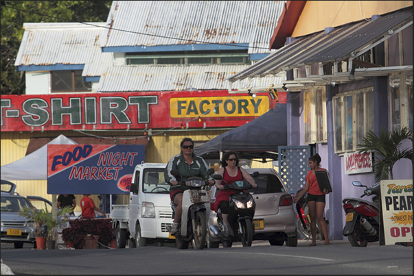 Downtown streets of the capital