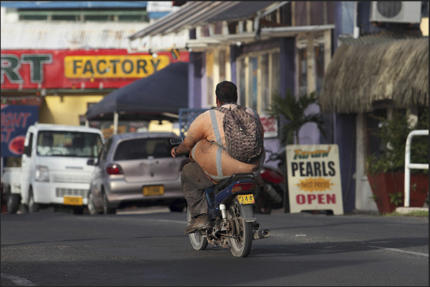 The scooter is the most used means of transport in the capital