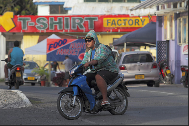 The scooter is the most used means of transport in the capital