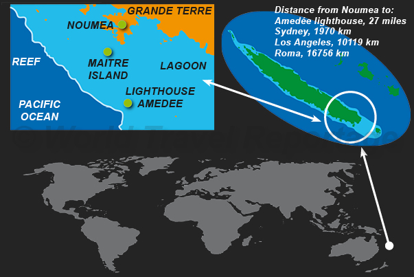 Where is the lagoon of Noumea