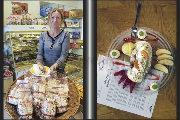 Erika Frutinger, the owner of the Frutal Meringues, the place where you can taste the real meringue Erika Frutinger, the owner of the Frutal Meringues, the place where you can taste the real meringue