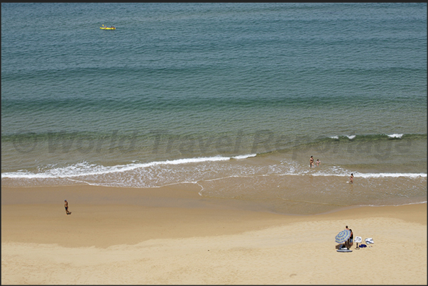 The long beach of St. Nicolao between the villages of Potixxeddu and Buggerru The long beach of St. Nicolao between the villages of Potixxeddu and Buggerru
