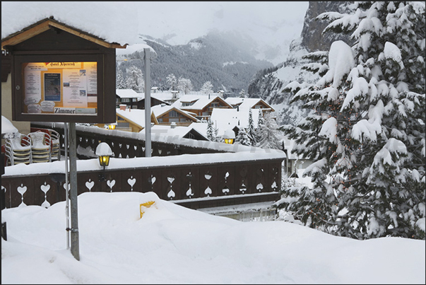 The village of Murren The village of Murren