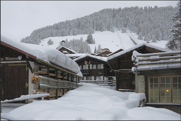 The alpine village of Murren