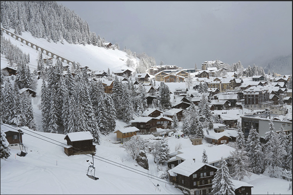 The village of Murren The village of Murren