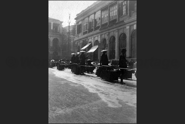 Shanghai Station. Sedans