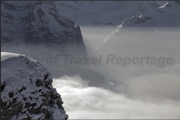 The end of the valley of Wengen