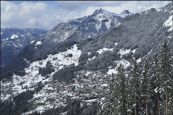 The town of Wengen The town of Wengen