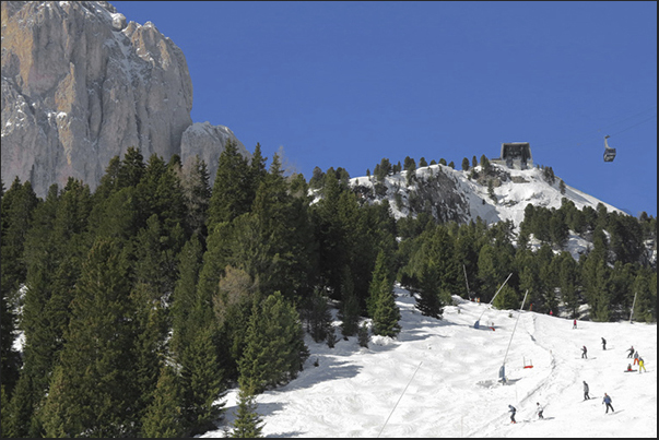 Connection to the ski slopes of Plan de Gralba from Selva