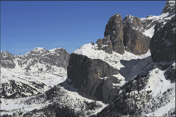 The rocky mountains of the Sella group The rocky mountains of the Sella group