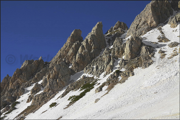 Panorama to the Gardena Pass