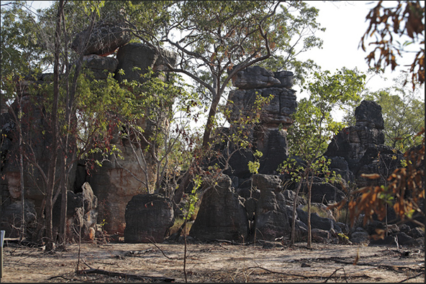 The Lost City. Rock formations that look like the ruins of an ancient city hidden in the forest The Lost City. Rock formations that look like the ruins of an ancient city hidden in the forest