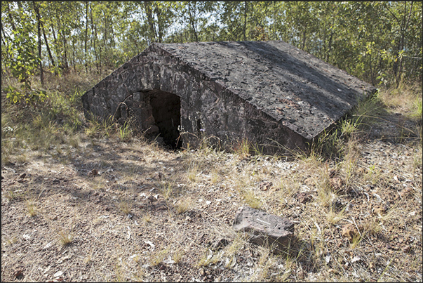 Ruins of Victoria Settlement, the magazine of gunpowder Ruins of Victoria Settlement, the magazine of gunpowder