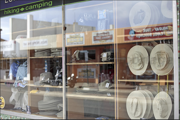 Alice Springs. The hats are one of the most important elements to be worn in the Australian desert