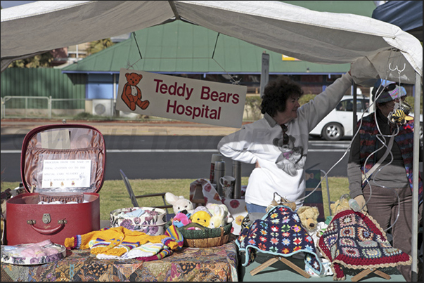 Alice Springs, the Todd Mall market Alice Springs, the Todd Mall market