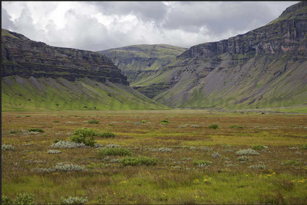 The valley leading to Skaftafellsfjoll glacier