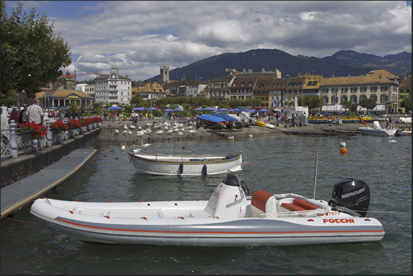 The town of Vevey The town of Vevey