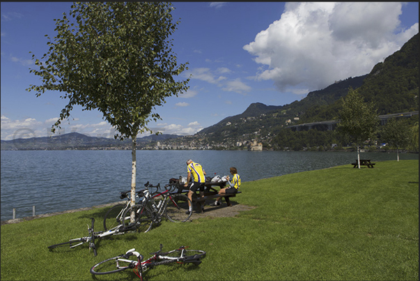 Bike paths along the lake offer the possibilies to the tourist to pleasant excursions to visit wineries and ancient castles Bike paths along the lake offer the possibilies to the tourist to pleasant excursions to visit wineries and ancient castles