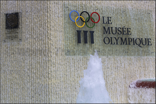 Entrance of the Olympic Museum in Lausanne Ouchy Entrance of the Olympic Museum in Lausanne Ouchy