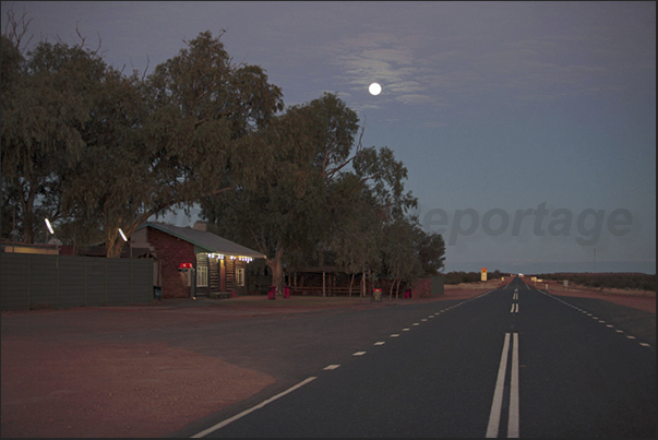 The service station of Mont Ebenezer, the only one on the National 4 road The service station of Mont Ebenezer, the only one on the National 4 road