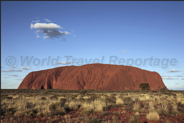 Uluru, the sacred mountain for Aboriginal people Uluru, the sacred mountain for Aboriginal people
