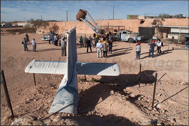 Coober Pedy. The Museum of the history of the town Coober Pedy. The Museum of the history of the town
