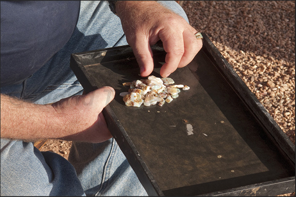 Coober Pedy. Opals